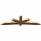 Ekena Millwork Alberta Smooth Timber Gable Bracket, Western Red Cedar, 96"W x 28"H x 3 1/2"D x 5 1/2"F, 7/12 Pitch GBW096X28X0406ALB00SWR - alternate 5